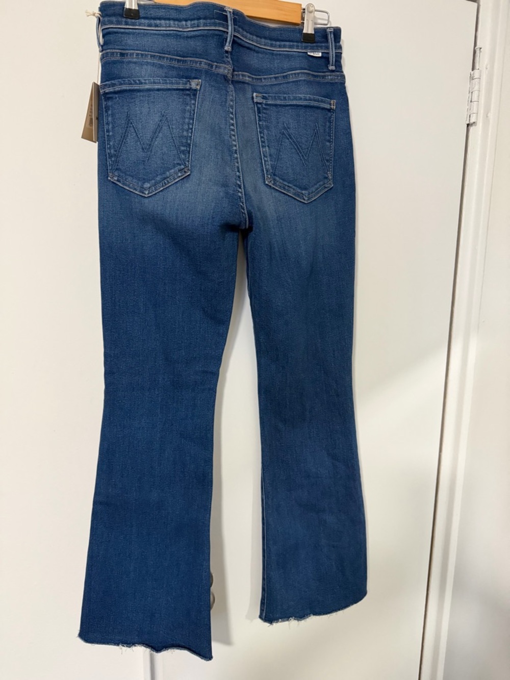 MOTHER The Weekender Fray in Take it Easy- High-Rise Flare Jeans - Picture 2 of 5